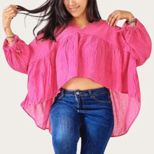 Load image into Gallery viewer, Cascada Gauze Blouse - SOLOLI