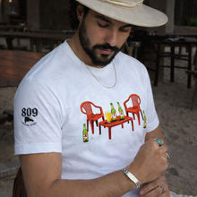 Load image into Gallery viewer, La Tarde en el Patio Tee Dominican Latina Graphic T-Shirt - SOLOLI