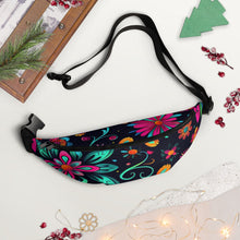 Load image into Gallery viewer, “Noche Floral” 
Fanny Pack - SOLOLI
