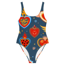 Load image into Gallery viewer, Corazon Sagrado One-Piece Swimsuit - SOLOLI