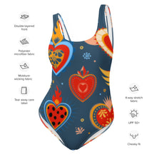 Load image into Gallery viewer, Corazon Sagrado One-Piece Swimsuit - SOLOLI