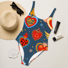 Load image into Gallery viewer, Corazon Sagrado One-Piece Swimsuit - SOLOLI