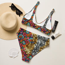 Load image into Gallery viewer, Flor de Oro high-waisted Bikini - SOLOLI