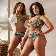 Load image into Gallery viewer, Flor de Oro high-waisted Bikini - SOLOLI