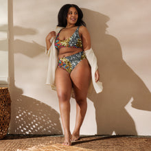 Load image into Gallery viewer, Flor de Oro high-waisted Bikini - SOLOLI