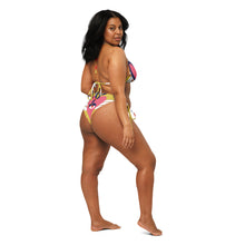 Load image into Gallery viewer, Ojo All-over print recycled string bikini - SOLOLI