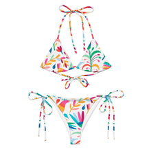 Load image into Gallery viewer, Otomi Inspired All-over print recycled string bikini - SOLOLI