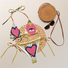 Load image into Gallery viewer, Ojo All-over print recycled string bikini - SOLOLI