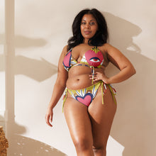 Load image into Gallery viewer, Ojo All-over print recycled string bikini - SOLOLI