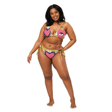 Load image into Gallery viewer, Ojo All-over print recycled string bikini - SOLOLI