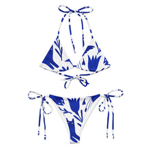 Load image into Gallery viewer, Bird All-over print recycled string bikini - SOLOLI