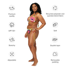Load image into Gallery viewer, Ojo All-over print recycled string bikini - SOLOLI