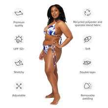 Load image into Gallery viewer, Bird All-over print recycled string bikini - SOLOLI