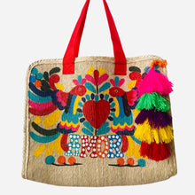 Load image into Gallery viewer, Amor Hand painted palm leaves bag - SOLOLI