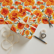 Load image into Gallery viewer, Cempasuchil Wrapping paper sheets - SOLOLI