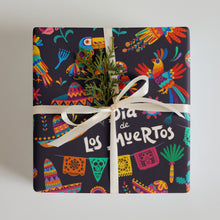 Load image into Gallery viewer, Dia de Muertos Wrapping paper sheets - SOLOLI