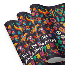 Load image into Gallery viewer, Dia de Muertos Wrapping paper sheets - SOLOLI