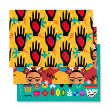 Load image into Gallery viewer, Frida Love Wrapping paper sheets - SOLOLI