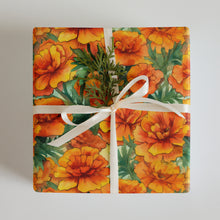 Load image into Gallery viewer, Cempasuchil Wrapping paper sheets - SOLOLI