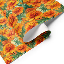 Load image into Gallery viewer, Cempasuchil Wrapping paper sheets - SOLOLI