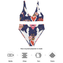 Load image into Gallery viewer, Paloma Blanca Recycled high-waisted bikini - SOLOLI