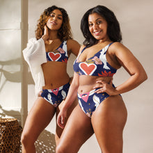 Load image into Gallery viewer, Paloma Blanca Recycled high-waisted bikini - SOLOLI