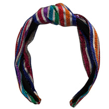 Load image into Gallery viewer, Top Knot Metallic Headband - SOLOLI
