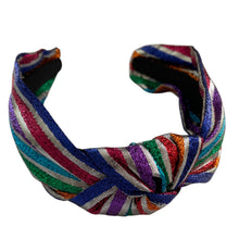 Load image into Gallery viewer, Top Knot Metallic Headband - SOLOLI