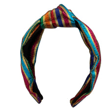 Load image into Gallery viewer, Top Knot Metallic Headband - SOLOLI