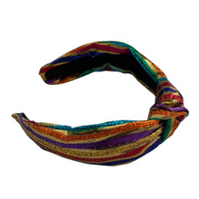 Load image into Gallery viewer, Top Knot Metallic Headband - SOLOLI