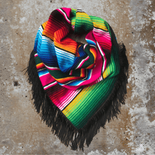 Load image into Gallery viewer, Serape with Fringe Scarf - SOLOLI