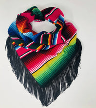 Load image into Gallery viewer, Serape with Fringe Scarf - SOLOLI