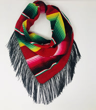 Load image into Gallery viewer, Serape with Fringe Scarf - SOLOLI