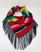 Load image into Gallery viewer, Serape with Fringe Scarf - SOLOLI