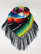 Load image into Gallery viewer, Serape with Fringe Scarf - SOLOLI