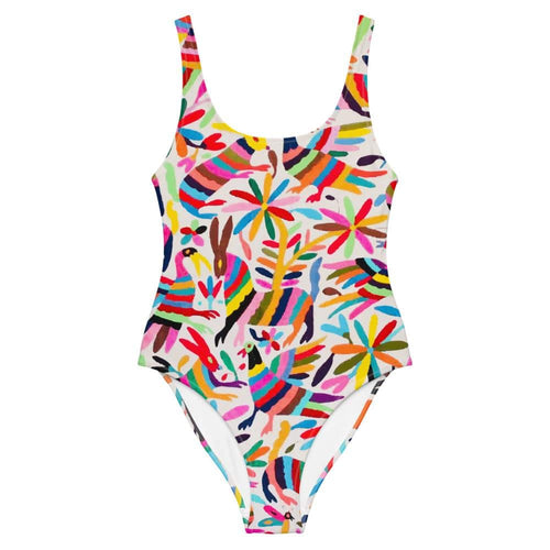 Multi color  One-Piece Swimsuit - SOLOLI 