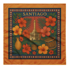 Load image into Gallery viewer, Santiago 809 Bandana Scarf – Dominican Tropical Head Scarf - SOLOLI 
