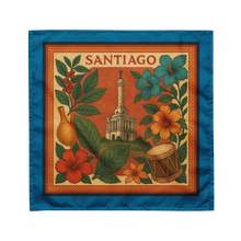Load image into Gallery viewer, Santiago 809 Bandana Scarf – Dominican Tropical Head Scarf - SOLOLI 
