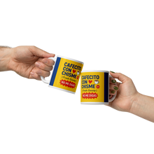 Load image into Gallery viewer, Cafecito con Chisme Mug – Fresh Gossip Edition
