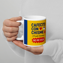 Load image into Gallery viewer, Cafecito con Chisme Mug – Fresh Gossip Edition
