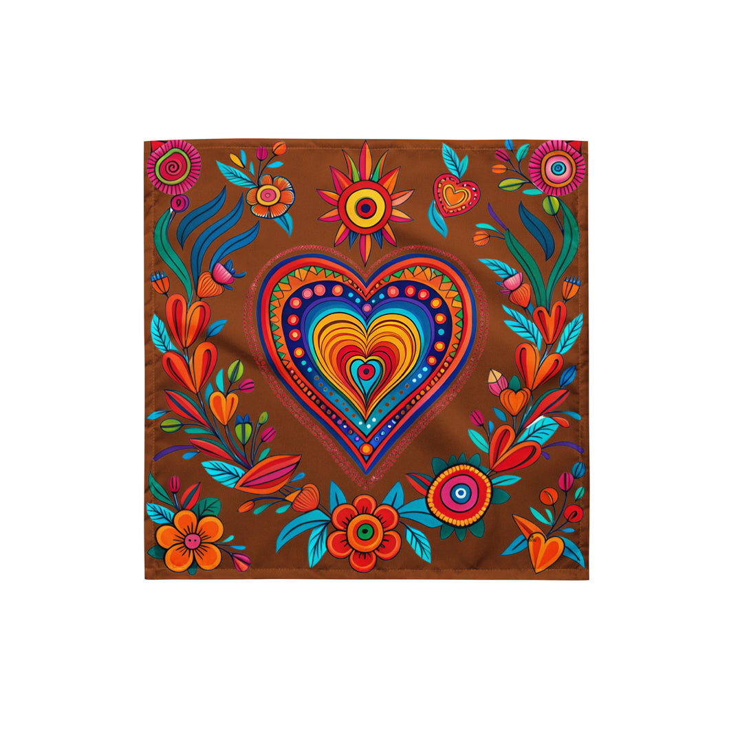 Mi Corazón All-over print bandana