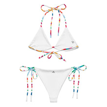 Load image into Gallery viewer, Otomi Inspired All-over print recycled string bikini
