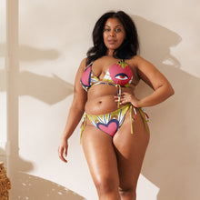 Load image into Gallery viewer, Ojo All-over print recycled string bikini

