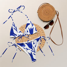 Load image into Gallery viewer, Bird All-over print recycled string bikini
