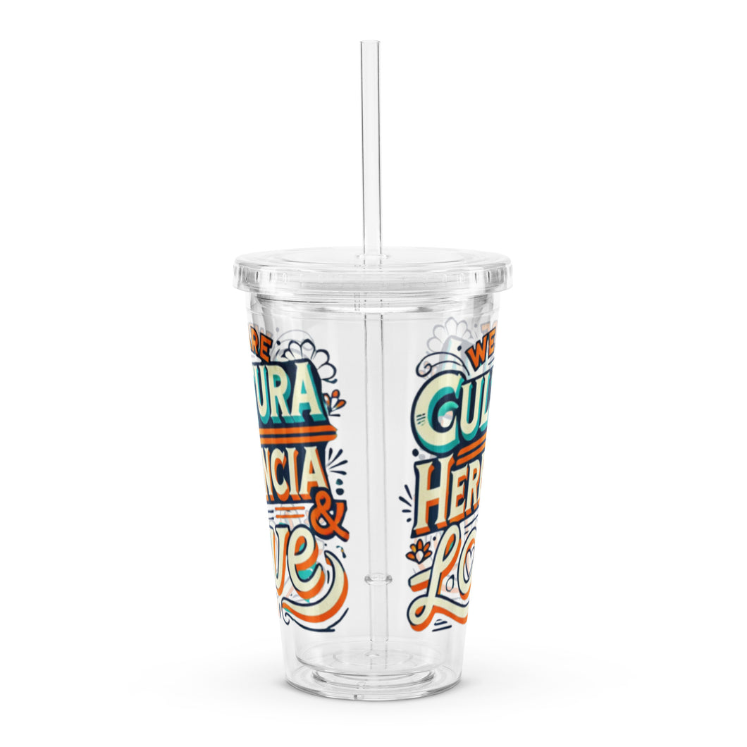 Herencia Clear plastic tumbler