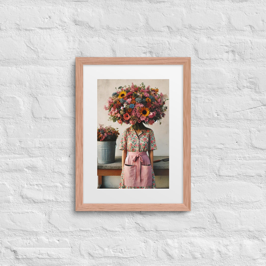 Las Flores Framed poster