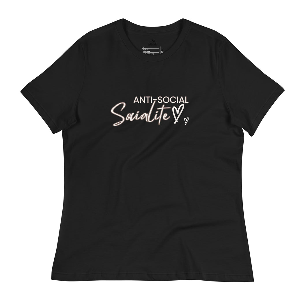 Anti-Social Socialite Women's Relaxed T-Shirt