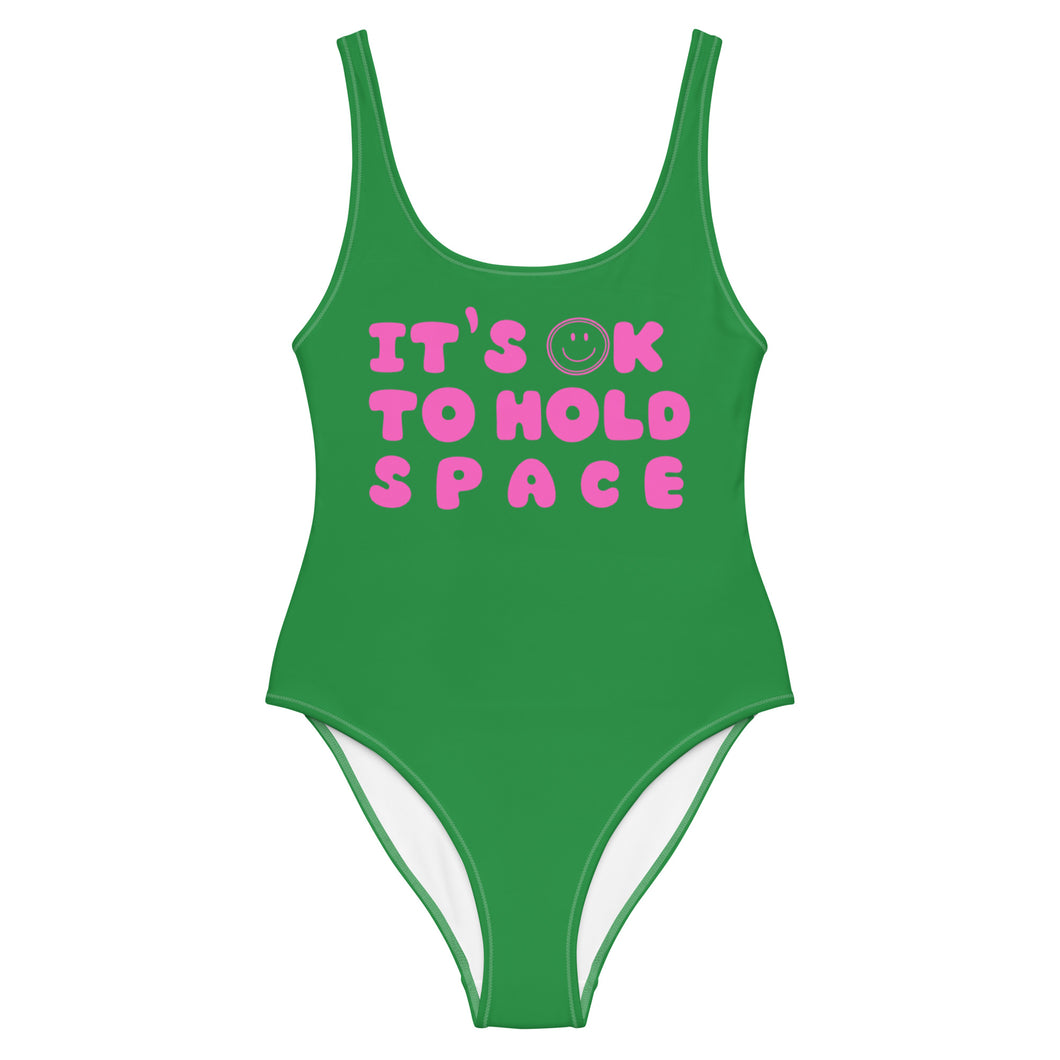 Its ok to hold space One-Piece Swimsuit