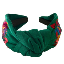 Load image into Gallery viewer, Bella Embroidered top knot headband - SOLOLI 
