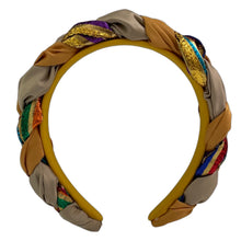 Load image into Gallery viewer, Metallic Satin Braided Headband - SOLOLI 
